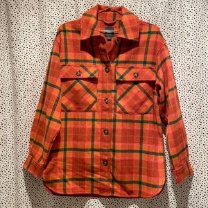 NWOT wild fable plaid shacket shirt jacket Target flannel fleece